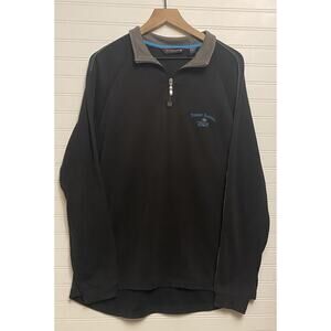 Tommy Bahama Mens Golf 1/4 Zip Pullover Lined Long Sleeve TB18 Medium